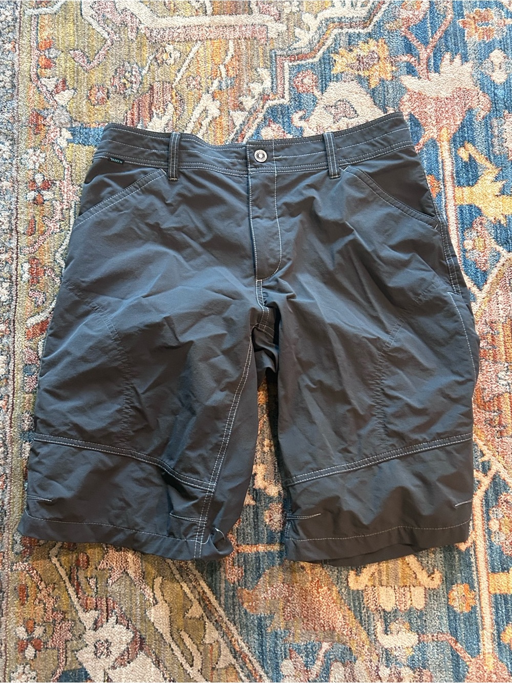 Kuhl Men's Dark Gray Athletic Shorts - Stretch Outdoor Performance